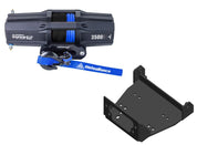 Viper V2 UTV Winch Kit 3500 lb Standard Spool With 40 Feet Black Synthetic Rope With Mount For Yamaha Wolverine R-Spec/Viking 700 2014-2019