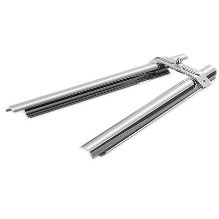 Harley FLSTN Softail Deluxe 2007-2013Frame Down Tube Covers Chrome by Kuryakyn