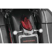Kuryakyn Custom Rear Turn Signal and License Plate Mount for Indian Chrome