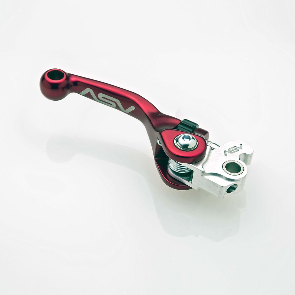 ASV F4 Off-Road Brake Lever Shorty Red BDF414