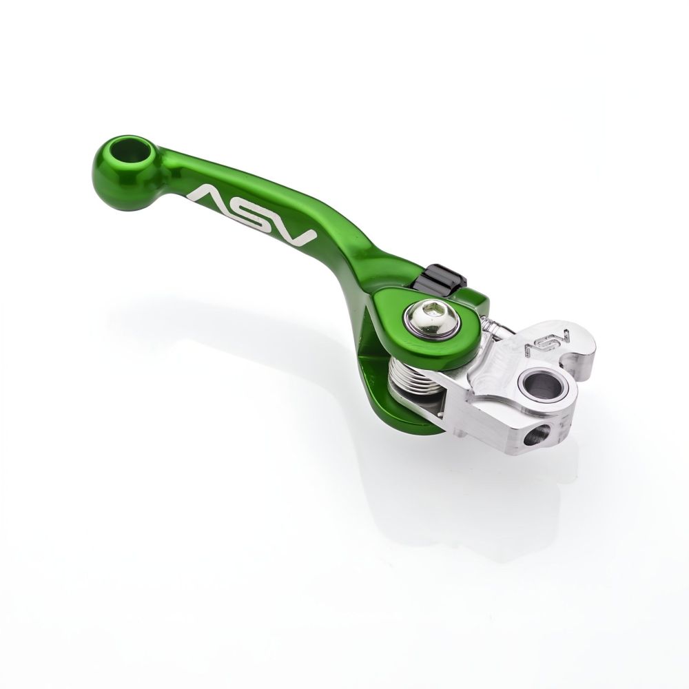 ASV F4 Dual Sport Brake Lever Shorty Green BDF424