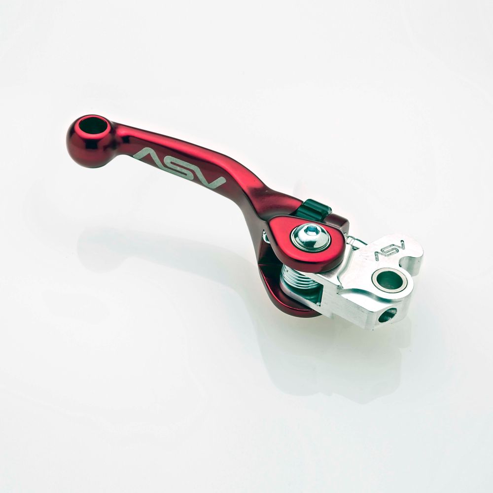ASV F4 Off-Road Brake Lever Shorty Red BDF427