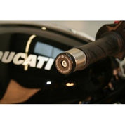 R&G Racing Black Bar End Sliders For 2008-2016 Aprilia Shiver 750