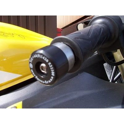 R&G Racing Black Bar End Sliders For 1999-2005 Yamaha YZF R6 BE0005BK