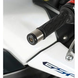 Deslizadores de manillar negros R&G Racing para Suzuki GSXR600 (1997-2000)