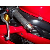 R&G Racing Black Bar End Sliders For 2006-2012 Triumph Daytona 675 BE0026BK