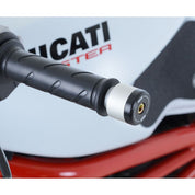 R&G Racing Black Bar End Sliders For 2008-2014 Ducati Monster 696
