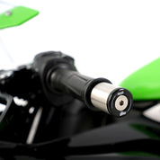 R&G Racing Black Bar End Sliders For 2018-2020 Kawasaki Ninja 250