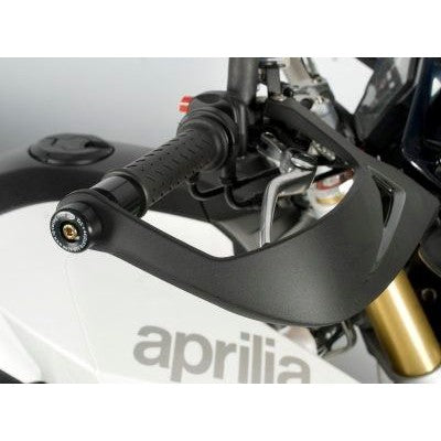 R&G Racing Black Bar End Sliders For 2013-2018 Aprilia Caponord 1200