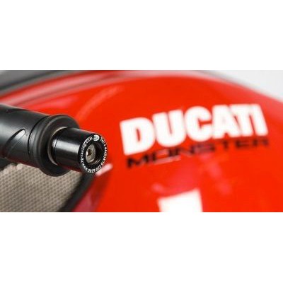 R&G Racing Black Bar End Sliders For 2009-2011 Ducati Monster 1100