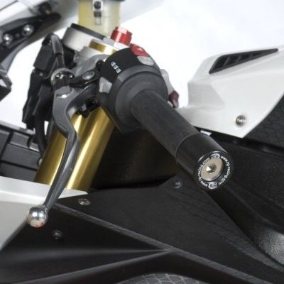 R&G Racing Black Bar End Sliders For 2009-2014 BMW HP4 ABS