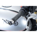 Deslizadores de manillar negros R&G Racing para Husqvarna Nuda 900R (2012-2024)