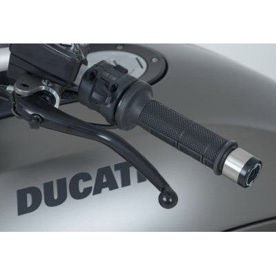 R&G Racing Black Bar End Sliders For 2011-2018 Ducati Diavel