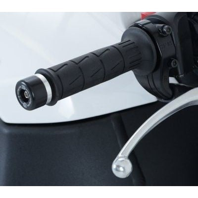 R&G Racing Black Bar End Sliders For 2024-2025 EBR 1190SX BE0084BK