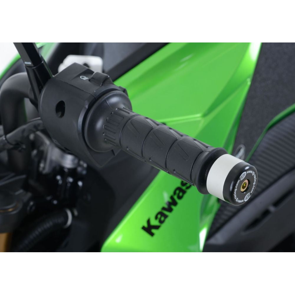 R&G Racing Black Bar End Sliders For 2016-2018 Kawasaki Z125