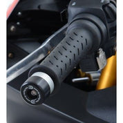 R&G Racing Black Bar End Sliders For 2019-2024 Aprilia RSV4 1100 Factory