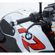 R&G Racing Black Bar End Sliders For 2018-2024 BMW F700GS