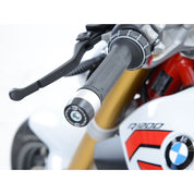 R&G Racing Black Bar End Sliders For 2018-2024 BMW F700GS