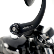R&G Racing Black Bar End Sliders For 2017-2024 Triumph Bonneville Bobber