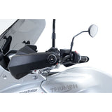 R&G Racing Black Bar End Sliders For 2016-2018 Triumph Tiger 1050 Sport BE0103BK