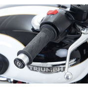 R&G Racing Black Bar End Sliders For 2017-2020 Triumph Bonneville Bobber