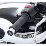 R&G Racing Black Bar End Sliders For 2017-2020 Triumph Bonneville Bobber