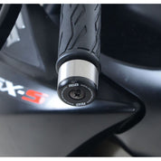 R&G Racing Black Bar End Sliders For 2017-2024 Suzuki GSX-S125 BE0115BK