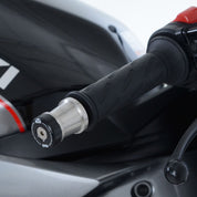 R&G Racing Black Bar End Sliders For 2021-2023 Honda PCX 125