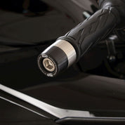 R&G Racing Black Bar End Sliders For 2021-2024 Suzuki Hayabusa 25th AE