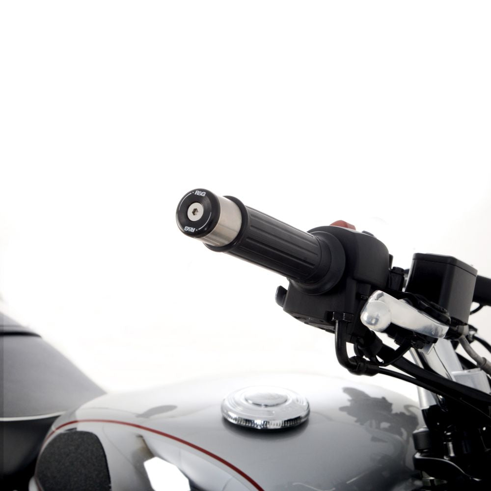 R&G Racing Black Bar End Sliders For 2023-2024 BSA Gold Star BE0213BK