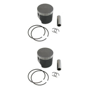 2 Pistons, Bearings & Full Gasket Kit Ski-Doo 550F 550 Fan Standard Bore 76mm