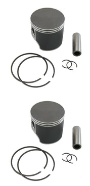 2 Pistons, Bearings & Full Gasket Kit Ski-Doo 550F 550 Fan Standard Bore 76mm