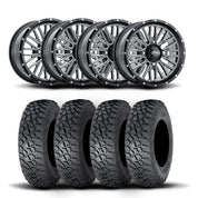 ITP Momentum 15" Machined Black Wheels And Tenacity Tires [33x9.5-15]