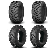Kenda Set of Two K3203 Mastodon AT Tires [27x9R14] (8 Ply) And Two (8 Ply) [27x11R-12] Tires