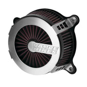 Vance & Hines 70067 VO2 Air Intake; Cage Fighter; Brushed Aluminum