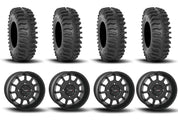 System 3 ST-5 Aluminum Matte Black 15" Wheels And XT400 Tires [30x10R-15]