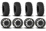 System 3 SB-5 Beadlock Matte Black 15" Wheels And XTR370 Tires [32x10-15]