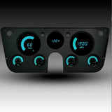Intellitronix LED Digital Bargaph Gauge Panel With Black Faceplate For 67-72 Chevrolet Truck