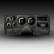 1973-1987 Chevy Truck Analog Dash Panel White LED Bargraph Style Gauges USA Made