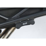 R&G Racing Black Rear Foot Rest Delete Blanking Plates For 2006-2012 Triumph Daytona 675