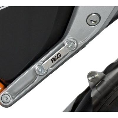 R&G Racing Silver Rear Foot Rest Delete Blanking Plates BLP0021SI
