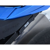 R&G Racing Black Footrest Delete Blanking Plates For 2013-2017 Kawasaki Ninja 250