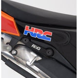 Placas ciegas para reposapiés R&G Racing, color negro, para Honda CBR600RR 2007-2024