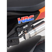 R&G Racing Black Footrest Delete Blanking Plates For 2007-2024 Honda CBR600RR