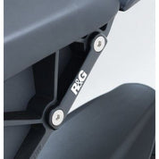 R&G Racing Black Footrest Delete Blanking Plate Kit For 2024-2025 EBR 1190RX