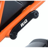 Kit de placa ciega para reposapiés R&G Racing, color negro, para KTM 390 RC 2015-2016
