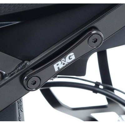 R&G Racing Black Footrest Delete Blanking Plate Kit For 2015-2019 BMW S1000XR