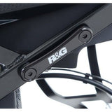 Kit de placa ciega para reposapiés R&G Racing, color negro, para BMW S1000XR 2015-2019