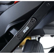 R&G Racing Black Footrest Delete Blanking Plate Kit For 2015-2019 BMW S1000XR