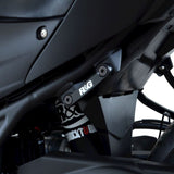 Kit de placa ciega para reposapiés R&G Racing, color negro, para Yamaha MT-03 (2018-2024)